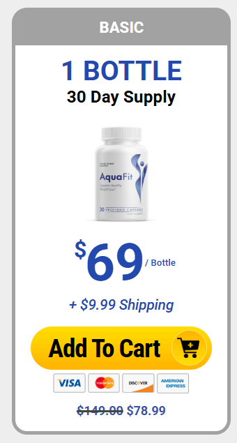 AquaFit order 1 bottle